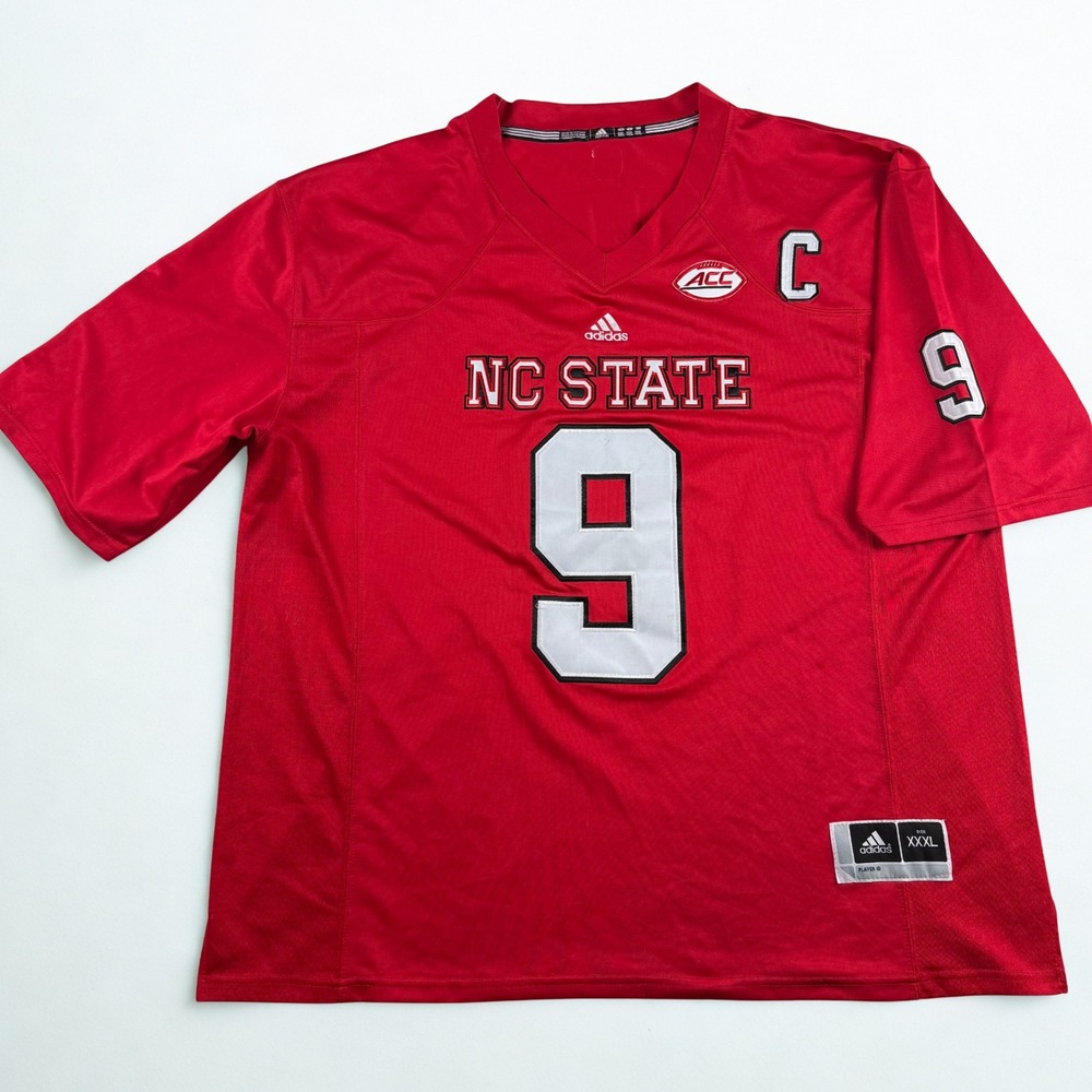 Adidas NC State Football Jersey Mens XXXL Red Bradley Chubb 9 ACC Gameday